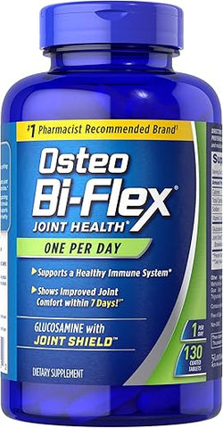 Glucosamina com Vitamina D, 130 Comprimidos Revestidos para Saúde das Articulações – Osteo Bi-Flex - Osteo Bi-Flex