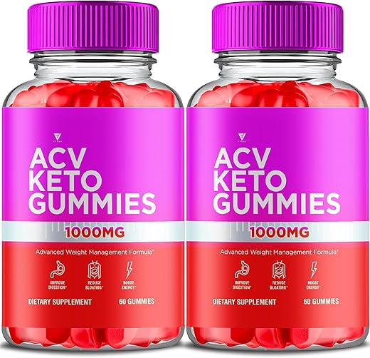 Fyvus - ACV Keto Gummies Fórmula Avançada de Gerenciamento de Peso, Gummy ACV Keto 1000mg Vinagre de Maçã Detox Suporte de Limpeza para Mulheres e Homens, Keto ACV Plus Vitamina B6 e B12