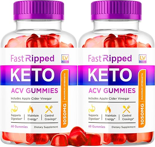 LIVORKA - (2 Pacotes) Gomas de Vinagre de Maçã Fast Ripped Keto, Gomas Fast Ripped Keto, Gomas de Vinagre de Maçã Fast Ripped, Gomas de Vinagre de Maçã Ripped, Gomas de Vinagre de Maçã Fast Ripped para Perda de Peso Avançada, 120