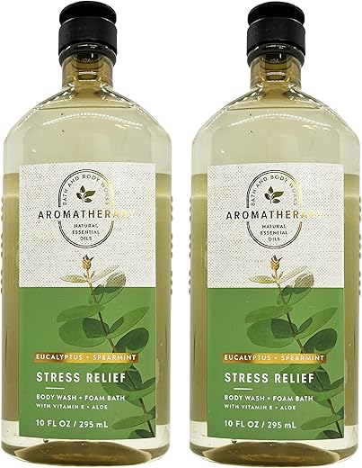 Bath & Body Works - Bath and Body Works – Kit Aromaterapia Alívio do Estresse Eucalipto 2 Unidades – 100ml