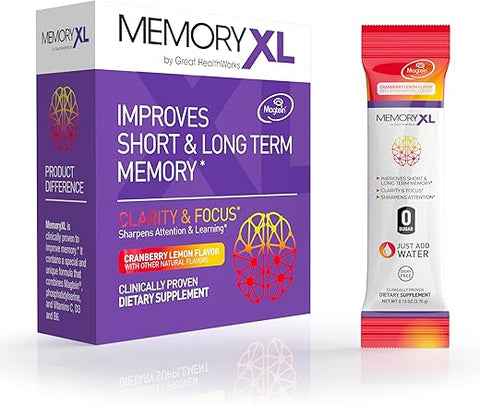 OmegaXL - MemoryXL: Suplemento de Magnésio L-Treonato para Memória