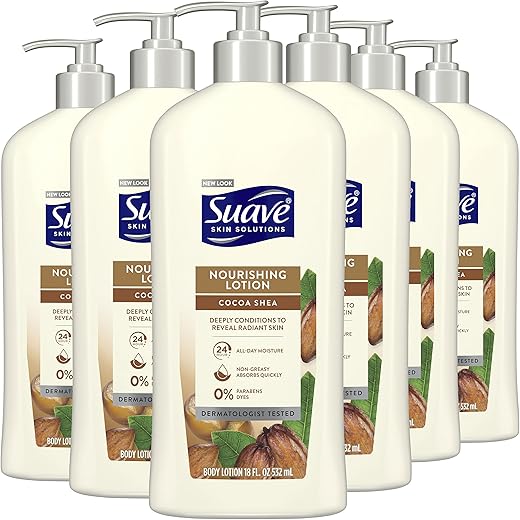 Loção Corporal Suave Skin Solutions, Manteiga de Cacau – Hidratação Intensa | 200ml
