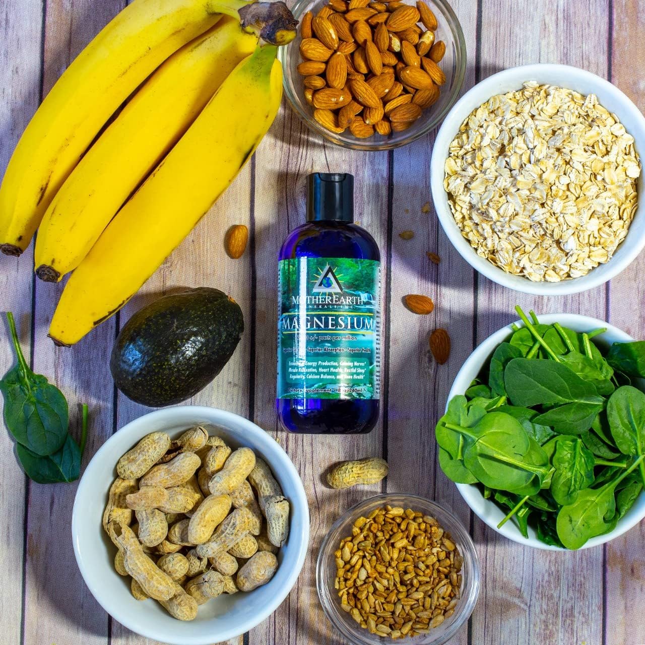 Mother Earth Minerals - Magnesium - 8 Ounce 96 Servings