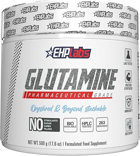 L-Glutamina em Pó – Aminoácidos para Recuperação de Treino e Saúde Imunológica - EHP Labs