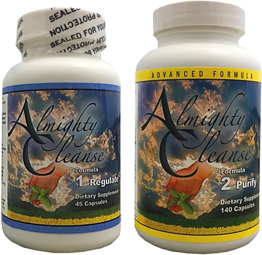 Almighty Cleanse Sistema de Limpeza em 2 Partes por ITV – 1 Kit | Limpeza Poderosa | Detox Corporal | 100% Natural