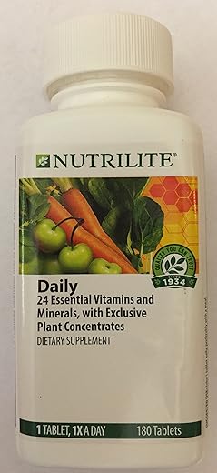 Nutrilite - NUTRILITE® Multivitamínico Multimineral Diário 180 Comprimidos – Suplemento Alimentar