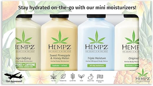 Everyday Favorities – Conjunto Presente de Loção Mini, 4 Peças, 65 ml - Hempz