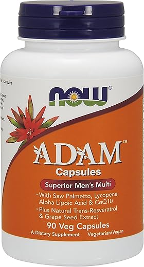 NOW Foods - Now Foods ADAM – Multivitamínico Superior para Homens 90 cápsulas vegetais