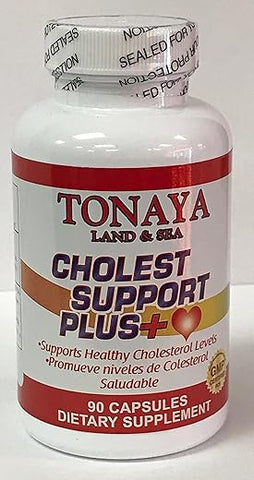 Tonaya - Cholest Support Plus: Suporte para Colesterol – Fórmula Avançada – 60 cápsulas
