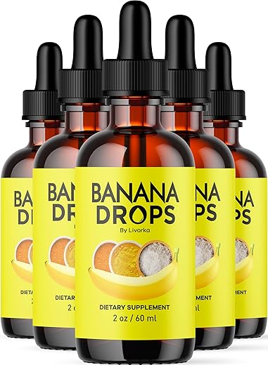 LIVORKA - Banana Drops: Fórmula Avançada Natural, Extrato Líquido de Banana, Avaliações, Gotas de Banana Líquidas