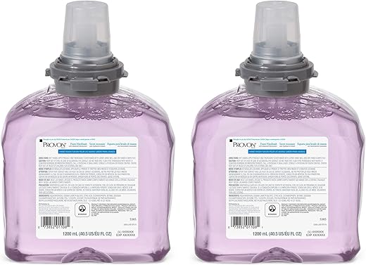 PROVON Espuma de Lavagem para as Mãos com Hidratantes Avançados, Fragrância de Cranberry, Recarga de Sabonete em Espuma de 1200 mL para Dispensador PROVON TFX sem Contato (Pacote com 2) – 5385-02 - Gojo