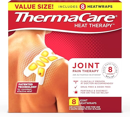 Patches de Terapia para Articulações, Envoltórios de Calor Multiuso, 8 Unidades - ThermaCare