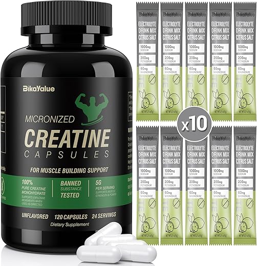 Bikayalue - Cápsulas de Creatina: Potencialize seus resultados com a marca líder em suplementos esportivos