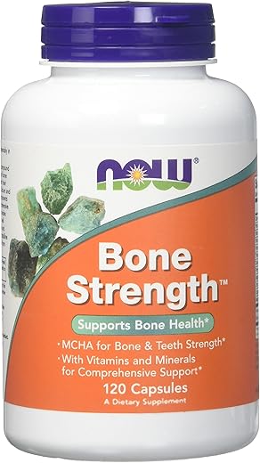 NOW Foods - Now Foods Bone Strength – 120 Cápsulas | Fortalecimento Ósseo | 120 Cápsulas | Marca Now Foods