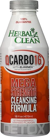 BNG Enterprises Bebidas de Manga Q Carbo Líquido, 16 Ounce (473 ml) – Detox Potente - Herbal Clean