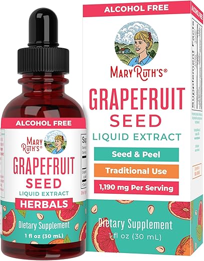 MaryRuth Organics - Extrato de Semente de Toranja por MaryRuth’s | Óleo de Semente de Toranja em Gotas | Descasque | 30ml