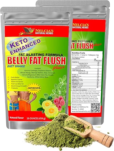 NATURAL HERBS - Queimador de Gordura Abdominal para Homens Nelcia – 100% Natural – 60 cápsulas – Resultados Rápidos