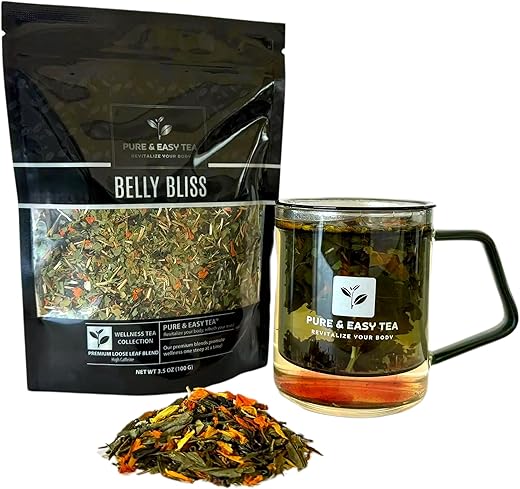 Pure And Easy Tea - Chá Puro e Fácil, Bem-Estar Abdominal, Limpeza – Marca: