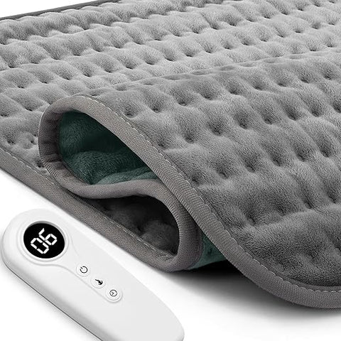 luwanda - Aquecedor Elétrico Extra Grande XXL para Alívio de Dor nas Costas, 20″x24″, Almofada Térmica para Cólicas/Pescoço/Ombro/Perna, Presentes para Mãe Pai Mulheres Homens Idosos, 6 Configurações de Calor