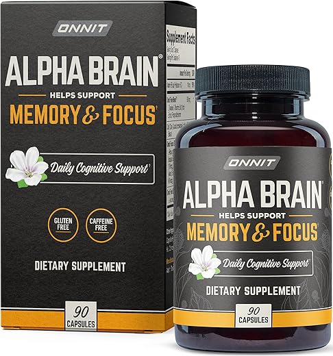 Alpha Brain: Suplemento Cerebral Nootrópico para Homens – Potencialize sua Mente - ONNIT