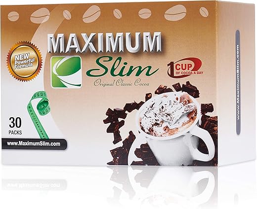Premium Cocoa – Fórmula Eficaz de Controle Máximo para Potencializar seu Metabolismo – Inclui Extratos Naturais de Ervas (Sem Laxantes) – Fórmula Máxima, 30 Unidades - Maximum Slim