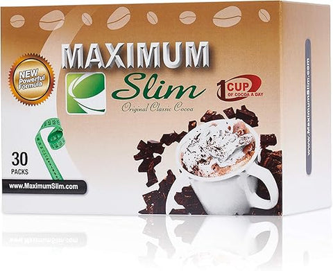 Premium Cocoa – Fórmula Eficaz de Controle Máximo para Potencializar seu Metabolismo – Inclui Extratos Naturais de Ervas (Sem Laxantes) – Fórmula Máxima, 30 Unidades - Maximum Slim