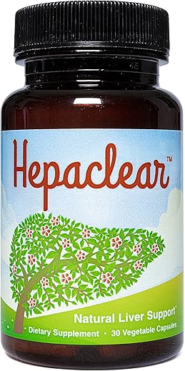 Hepaclear - Suplemento Natural de Suporte ao Fígado com Hesperidina – Não-OGM, Vegano, Sem Glúten – Marca em Destaque