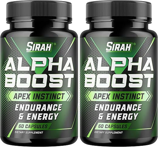 SIRAH - Suplemento Masculino Potencializador de Testosterona – Aumento de Desempenho para Homens – Potencializador de Testosterona para Resistência, Impulso, Resistência, Força, Tamanho, Libido