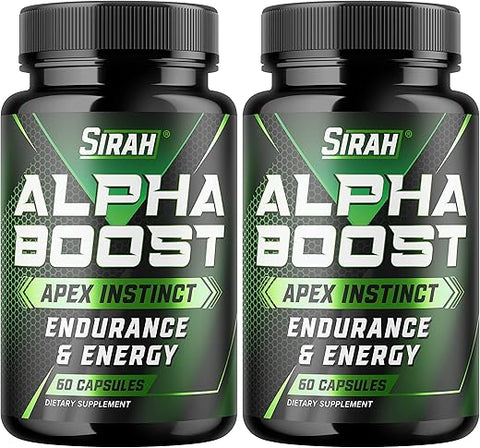 SIRAH - Suplemento Masculino Potencializador de Testosterona – Aumento de Desempenho para Homens – Potencializador de Testosterona para Resistência, Impulso, Resistência, Força, Tamanho, Libido