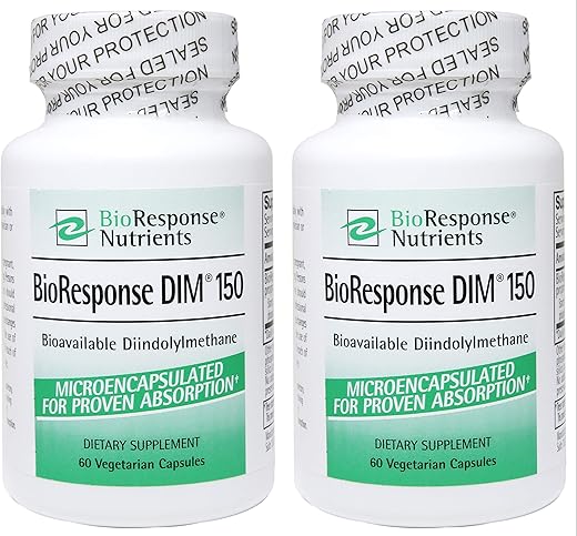 dim - BioResponse DIM – 150 mg (120 cápsulas) | Suplemento para equilíbrio hormonal e saúde | Marca BioResponse