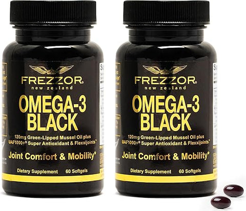 Omega 3 Black – Cuidado das Articulações – Ômega 3 de Alta Qualidade - FREZZOR