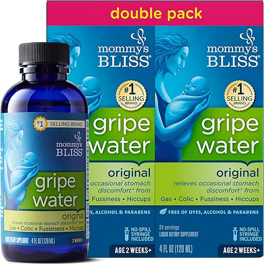Mommy's Bliss - Mommy’s Bliss Gripe Water Original – Alívio suave para gases e cólicas em bebês