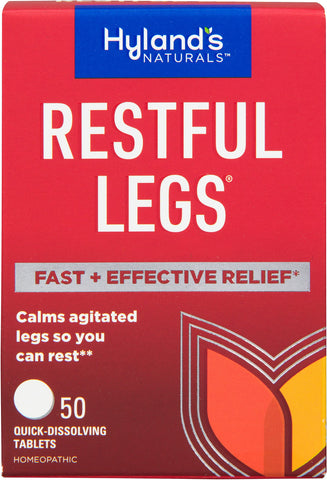 Hyland's Restful Legs PM, Nighttime Formula, Calms Agitated Legs so You Can Sleep, 50 Quick Dissolving Tablets