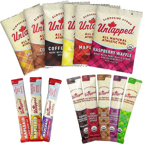 Untapped - UnTapped Pack de Amostras: Energia Natural para Atletas – 100% Natural – 5 Sabores – 10g cada