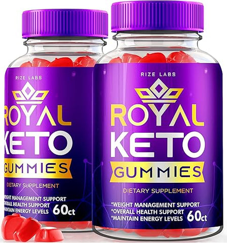 rize labs - (2 Pacotes) Gomas Royal Keto – RoyalKeto ACV Gomas Regal Keto Orgânicas para Apoio à Dieta de Redução de Gordura Abdominal – Perda de Peso Regal para Homens e Mulheres – Gomitas de Vinagre de Maçã Extra