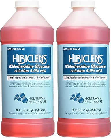 Sabonete Líquido Antimicrobiano para Pele, 946 ml (Pack com 2 unidades) - Hibiclens