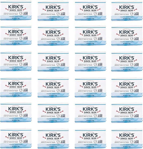 Kirk's - Sabonete em Barra Kirk’s Original Coco Castile Fragrância Fresca Original 113g (Embalagem com 24 unidades)