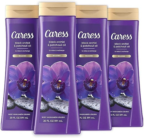 Body Wash Feminino, Orquídea Negra – 250ml - Caress