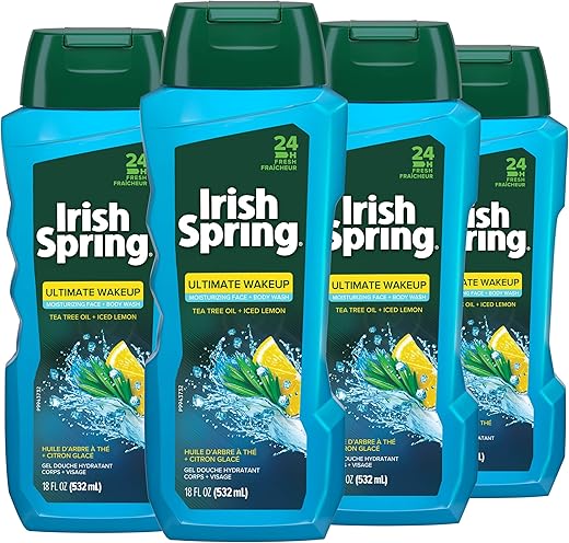 Ultimate Wake Up Tea Tree – Sabonete Facial Revigorante com Óleo de Tea Tree – 100g - Irish Spring
