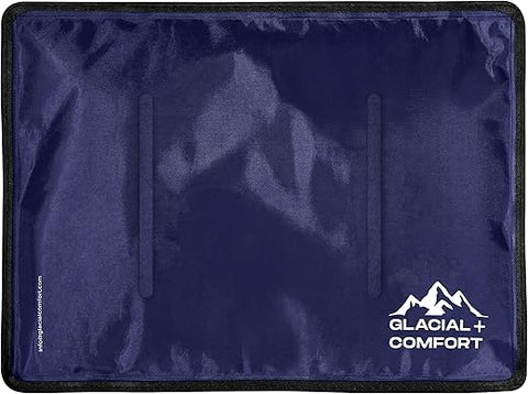 Glacial Comfort - Gel Ice Pack Reutilizável para Lesões – Almofadas Frias (15″ x 11″) para Dor nas Costas, Quadril, Joelho, Ombro, Distensões Musculares, Enxaqueca